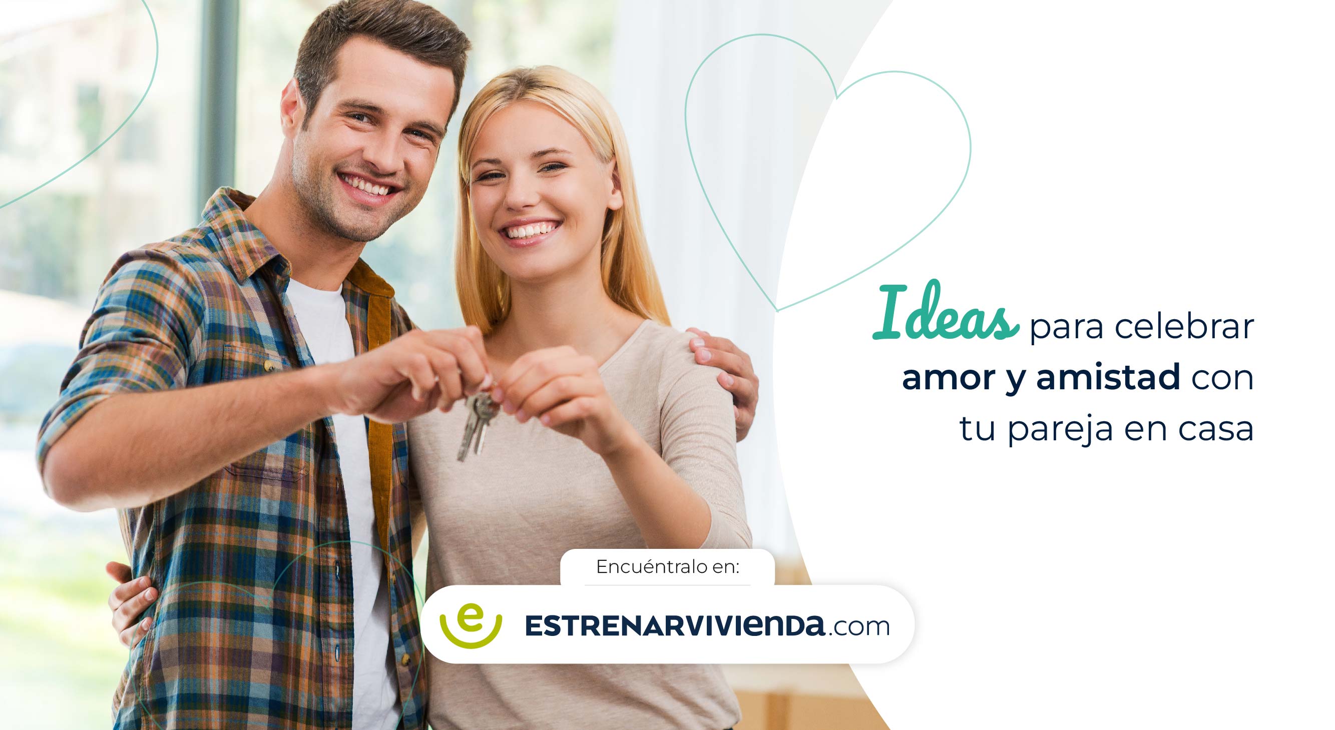 Ideas para celebrar amor y amistad con tu pareja en casa