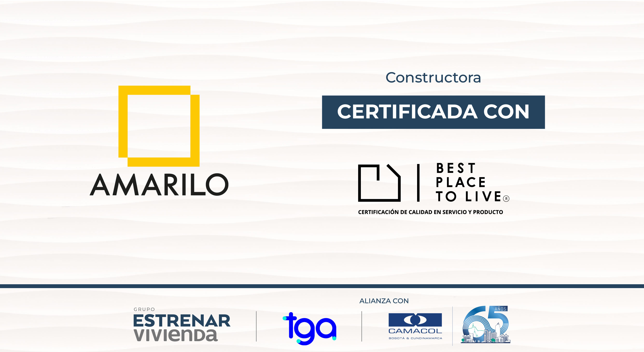Amarilo, Constructora certificada con Best Place to Live