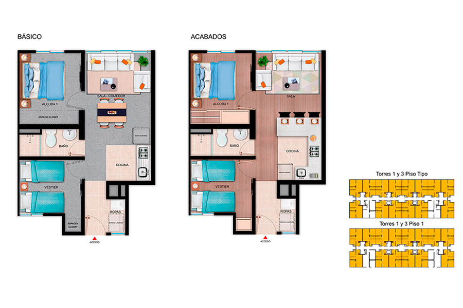 CIUDAD LA SALLE LOIRA Apartamento de 40.77 m2