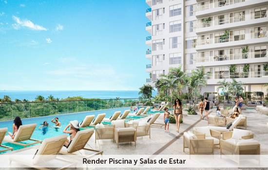 Apartamento en venta en Primera Linea de Playa, Santa Marta