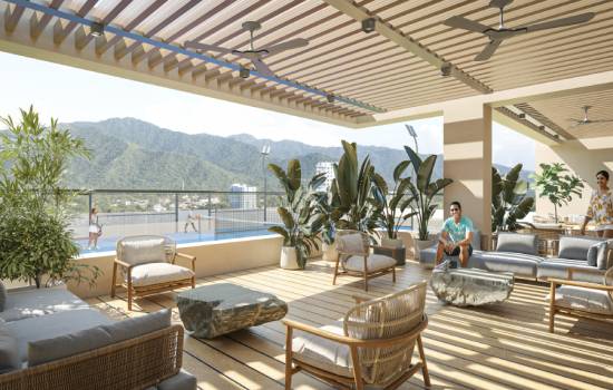 Apartaestudio en venta en Playa Salguero, Santa Marta