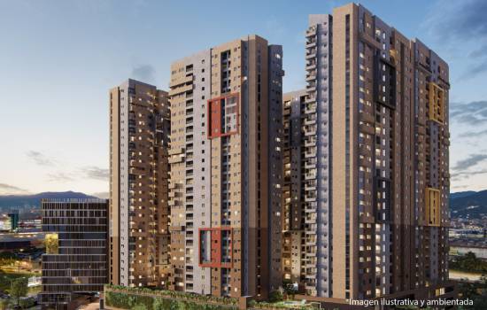 Apartamento en venta en Avenida Las Vegas, Envigado