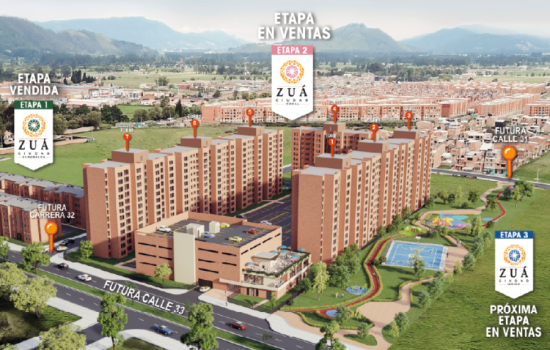 Apartamento en venta en Ciudadela Coral, Zipaquirá