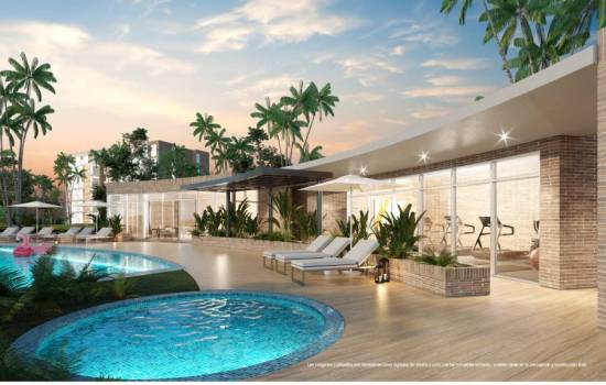 Apartaestudio en venta en Serena del Mar, Cartagena