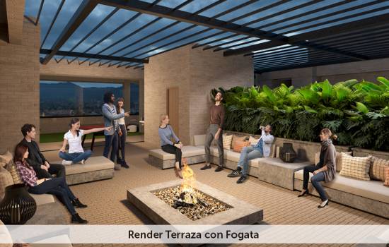 Apartaestudio en venta en Andes, Bogotá