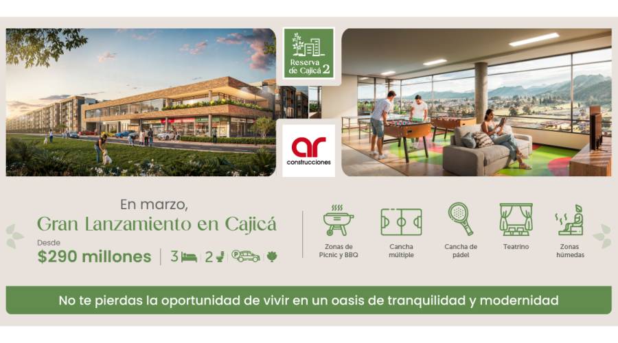 Apartamentos en Cajicá 