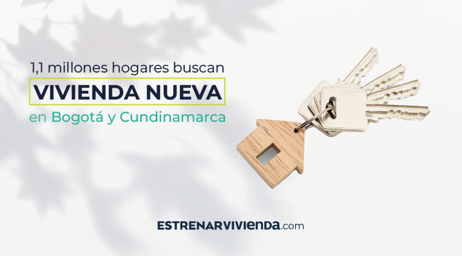 1,1 millones hogares buscan vivienda nueva en Bogotá y Cundinamarca