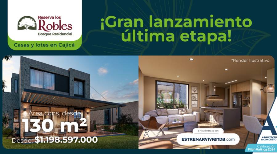 Gran lanzamiento Reserva los Robles, Cajica
