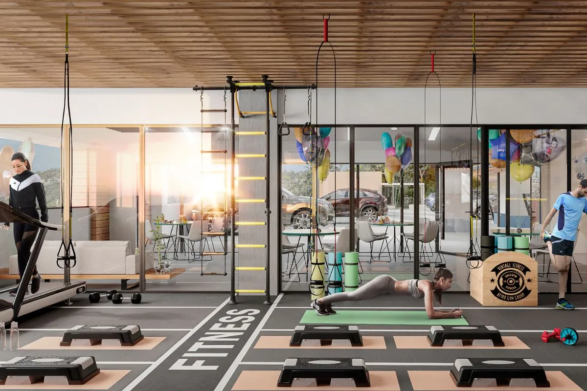 Espacio para gimnasio, Aluna Living
