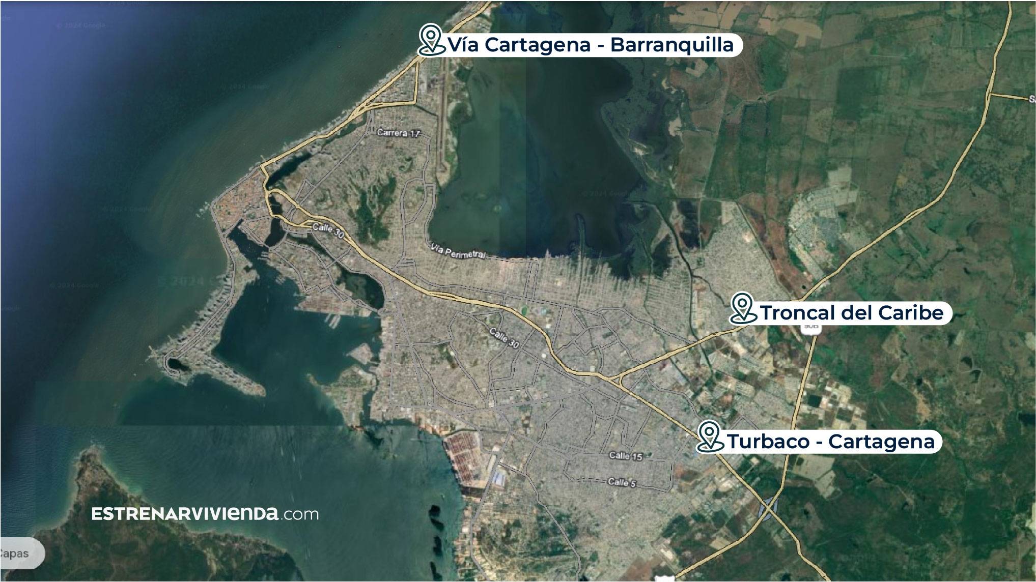 Vias-acceso-Cartagena