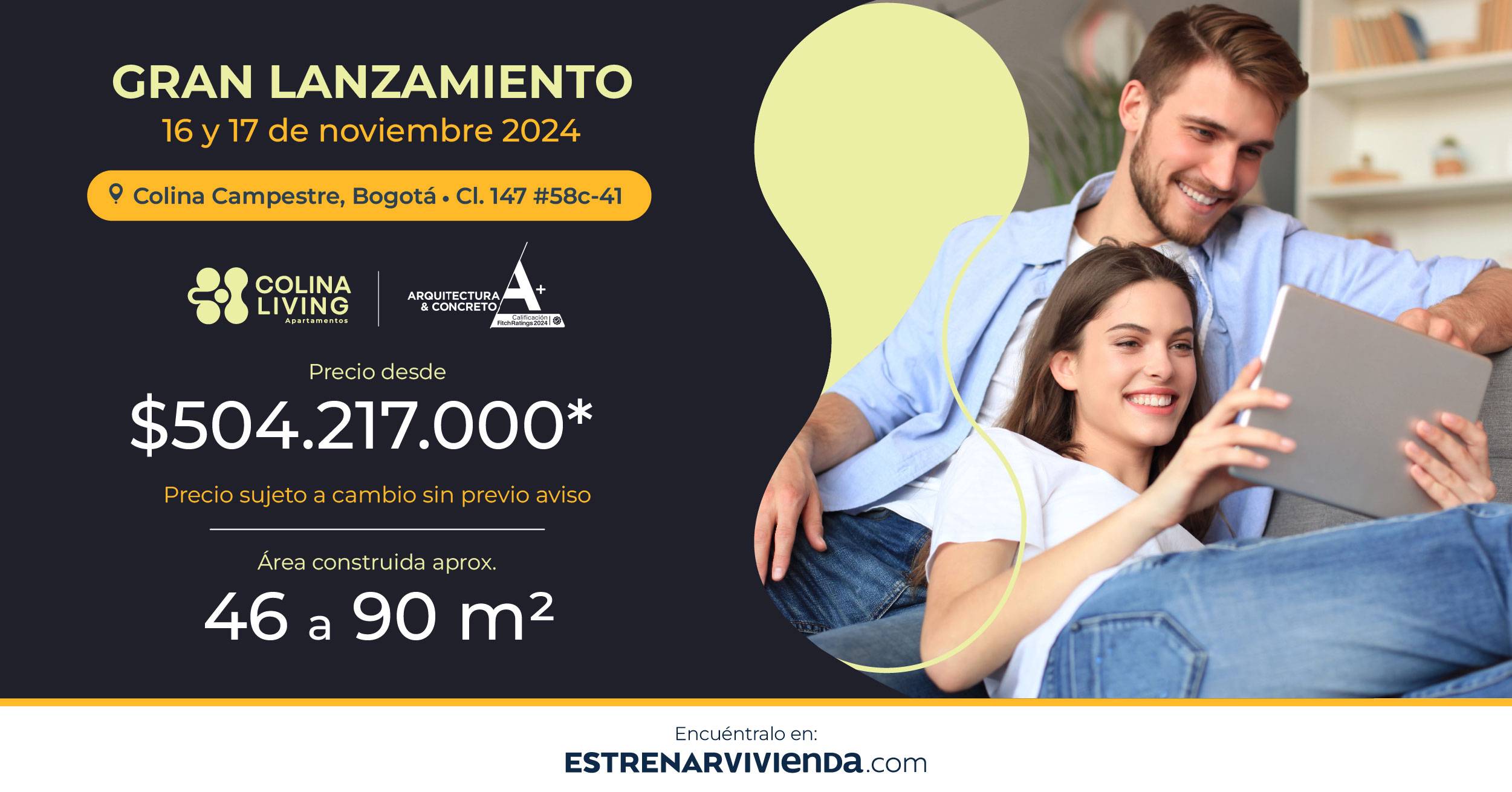 Colina Living, apartamentos en Colina campestre